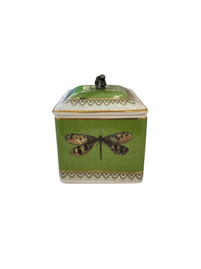 Christiana Dragonfly Trinket Box Green