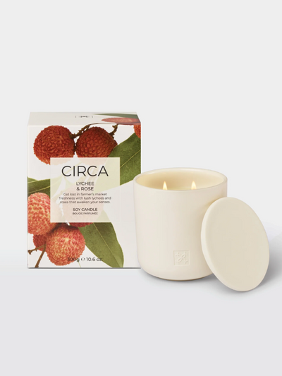 CIRCA Lychee & Rose Candle 300g