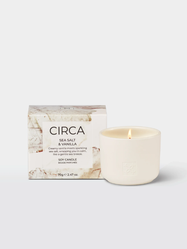 CIRCA Sea Salt & Vanilla Candle 70g