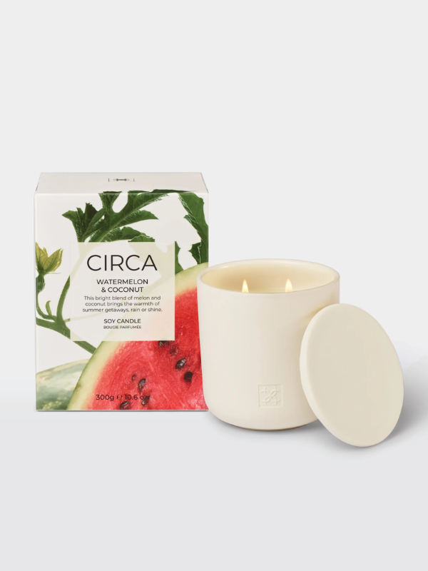 CIRCA Watermelon & Coconut Candle 300g