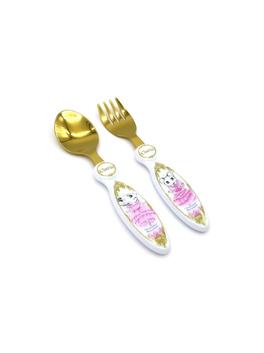 Claris 2pc Gold Cutlery Set