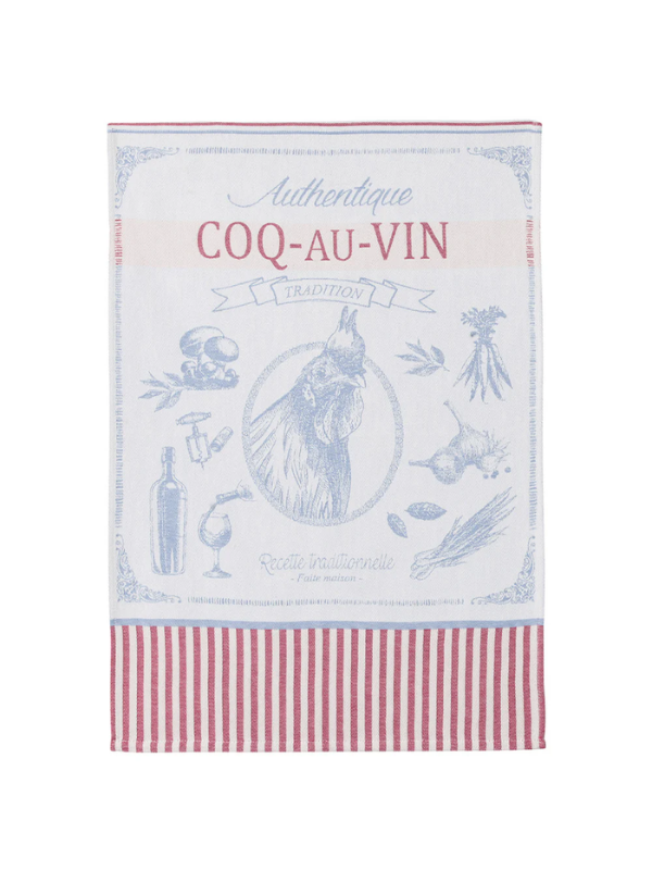 Coucke Coq au Vin Tea Towel