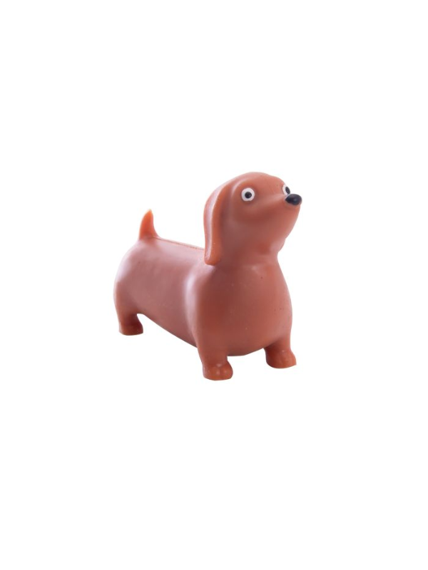 Discovery Zone Mini Stretchy Sausage Dog Brown