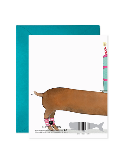 E. Frances Happy Birthday To You Card (back)