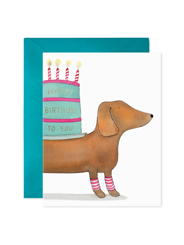 E. Frances Happy Birthday To You Card (front)