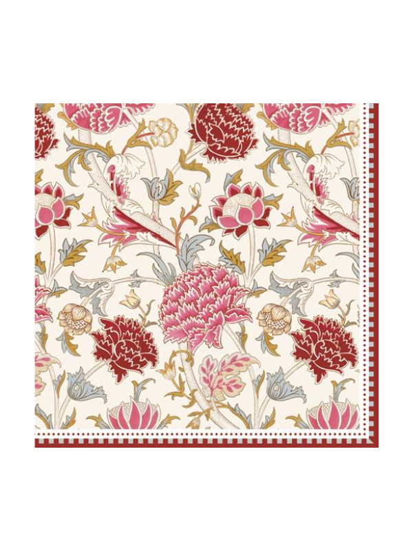 Easy Life William Morris Pink Luncheon Napkins