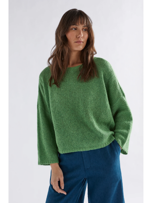 ELK the Label Agna Sweater Aloe Green Front