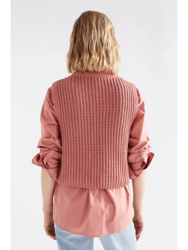 ELK the Label Arp Vest Clay Pink Back