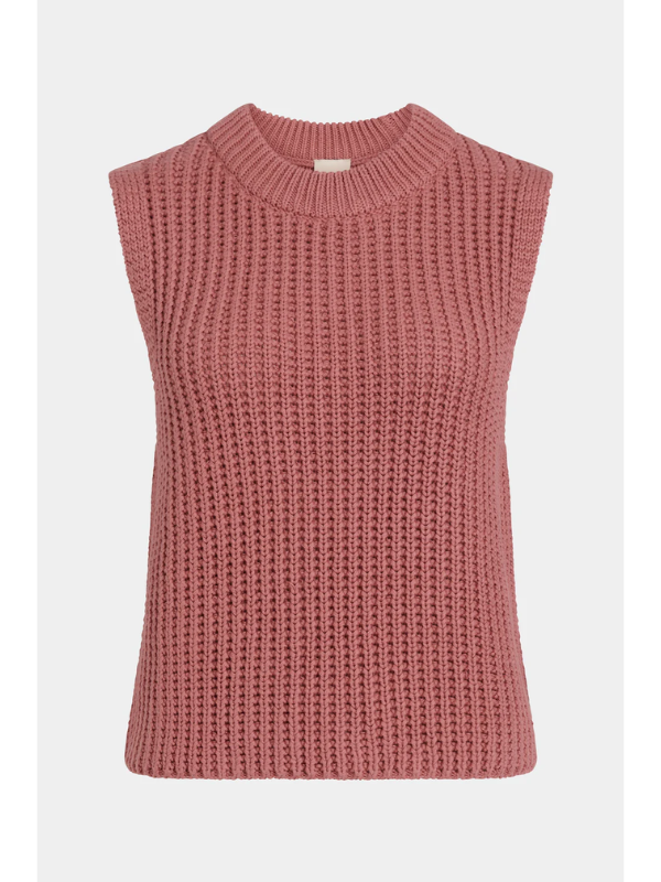 ELK the Label Arp Vest Clay Pink Flat Lay