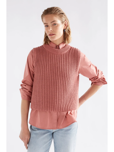 ELK the Label Arp Vest Clay Pink Front