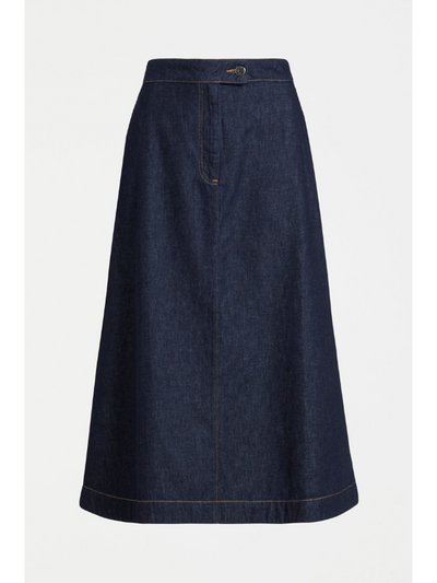 ELK the Label Denym Skirt Authentic Blue Wash Flat Lay