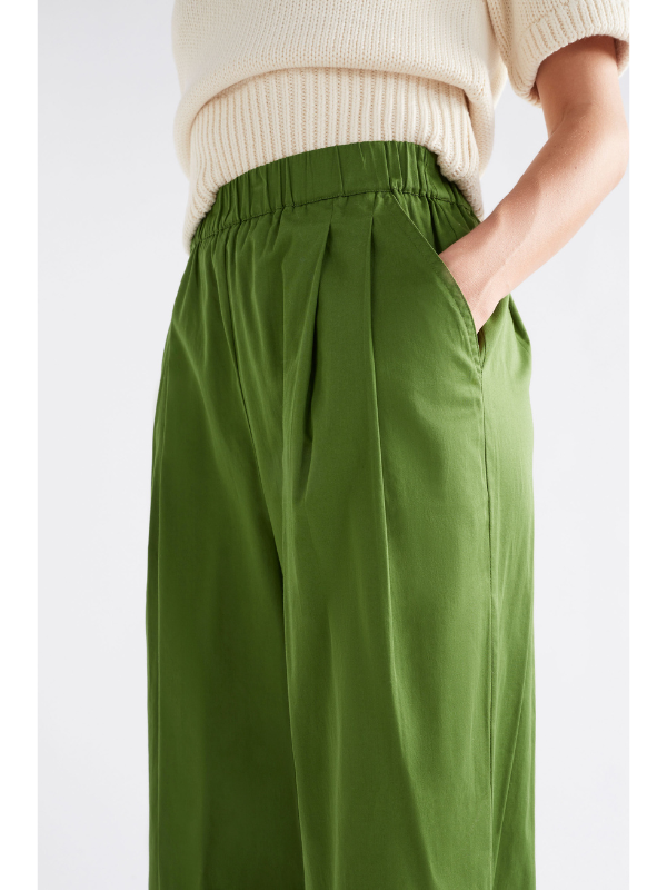 Elk the Label Eller Pants Green Moss Detail