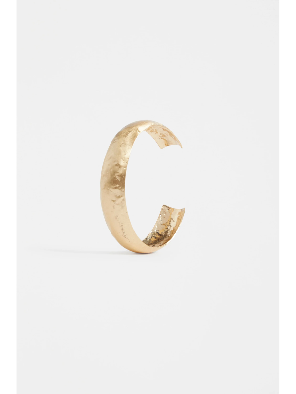 ELK the Label Gild Thin Cuff Bangle Gold