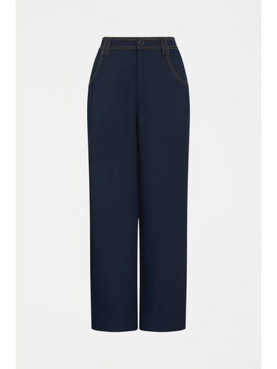 ELK the Label Hullu Pants Navy Flat Lay