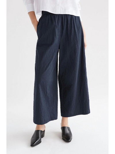 ELK the Label Huvet Pants New Navy Detail