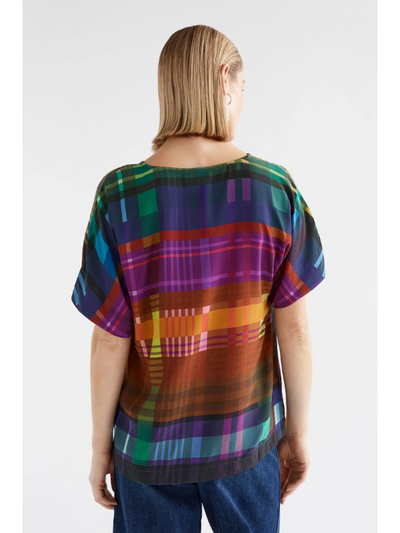 ELK the Label Ideell V-Neck Top Elodi Print Back