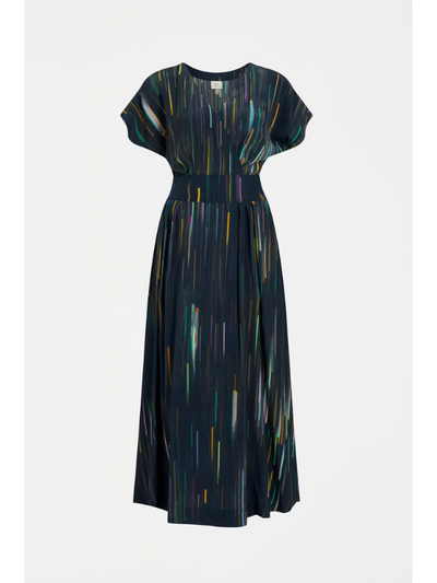 ELK the Label Kayra Dress Alinea Print Flat Lay