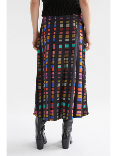 ELK the Label Kira Skirt Tessela Print Back