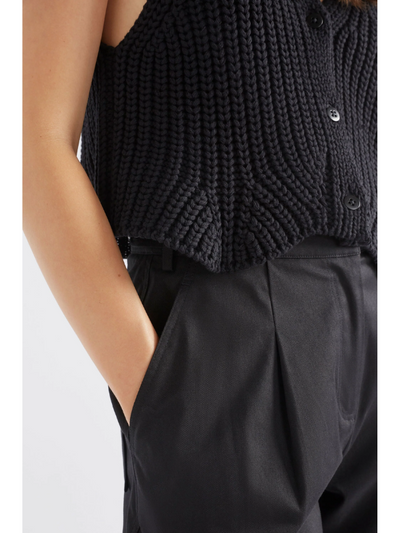 ELK the Label Kupa Knit Vest Black Detail