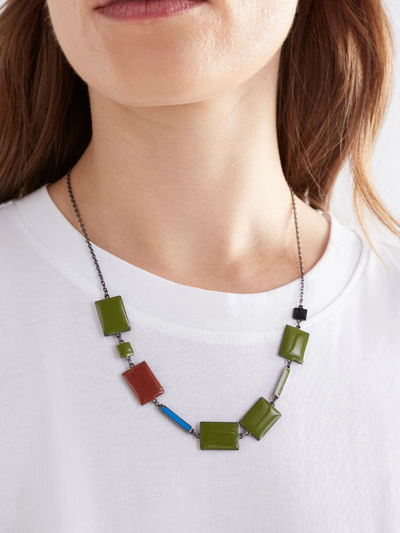 ELK the Label Malin Necklace Artichoke & Silver