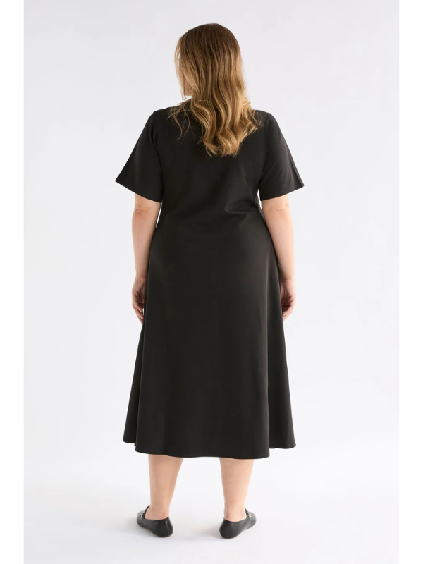 ELK the Label Mana Scuba Dress Black Back