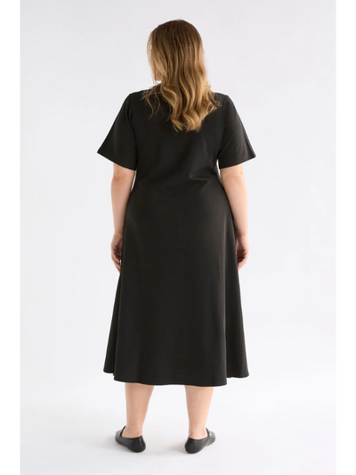 ELK the Label Mana Scuba Dress Black Back