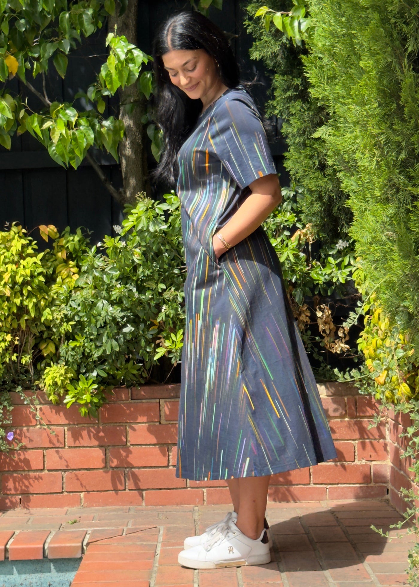 ELK the Label Mekko Dress Alinea Print Styled Shot