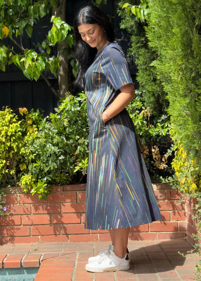 ELK the Label Mekko Dress Alinea Print Styled Shot