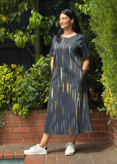 ELK the Label Mekko Dress Alinea Print Styled Shot