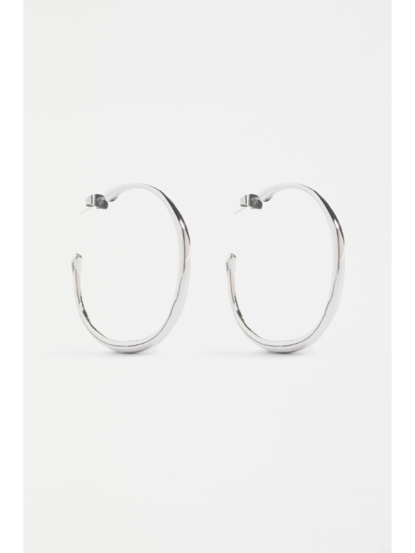 ELK the Label Niska Hoop Earrings Silver