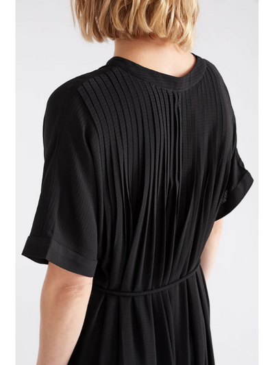 ELK the Label Omia Shirt Dress Black Detail