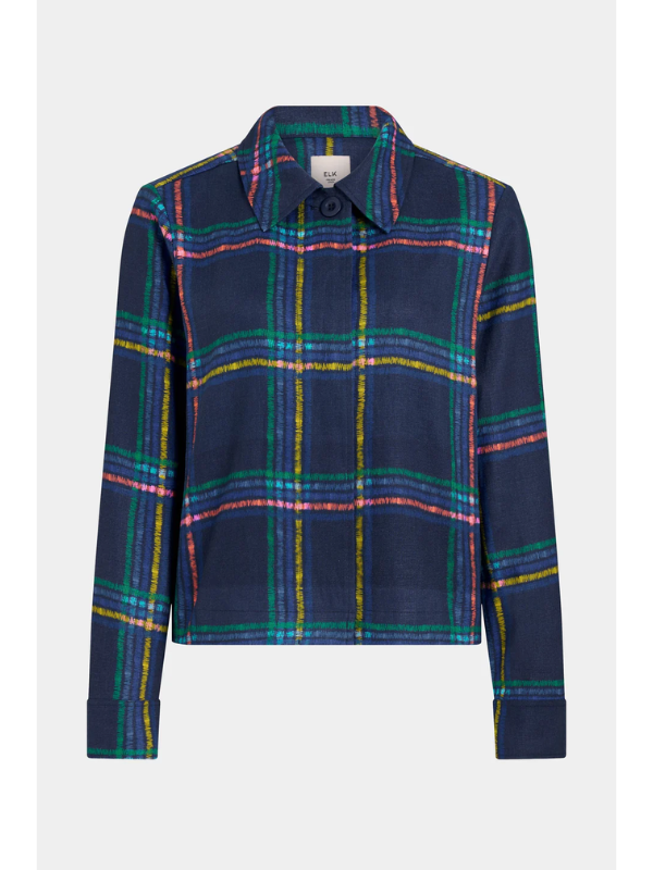 ELK the Label Paimo Jacket Elba Check Flat Lay
