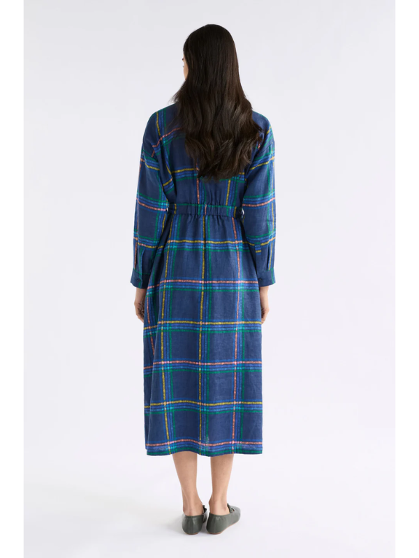 ELK the Label Paimo Shirt Dress Elba Check Back