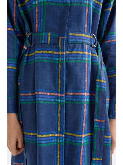 ELK the Label Paimo Shirt Dress Elba Check Detail