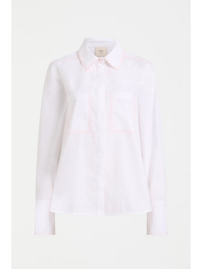 ELK the Label Salli Shirt White Flat Lay