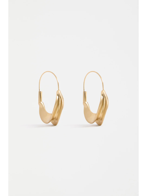ELK the Label Siita Hoop Earrings Gold