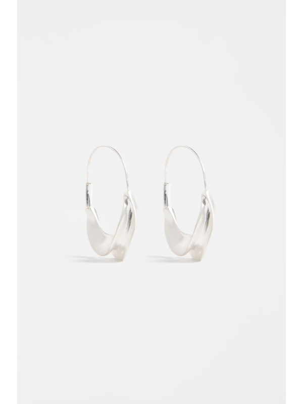 ELK the Label Siita Hoop Earrings Silver