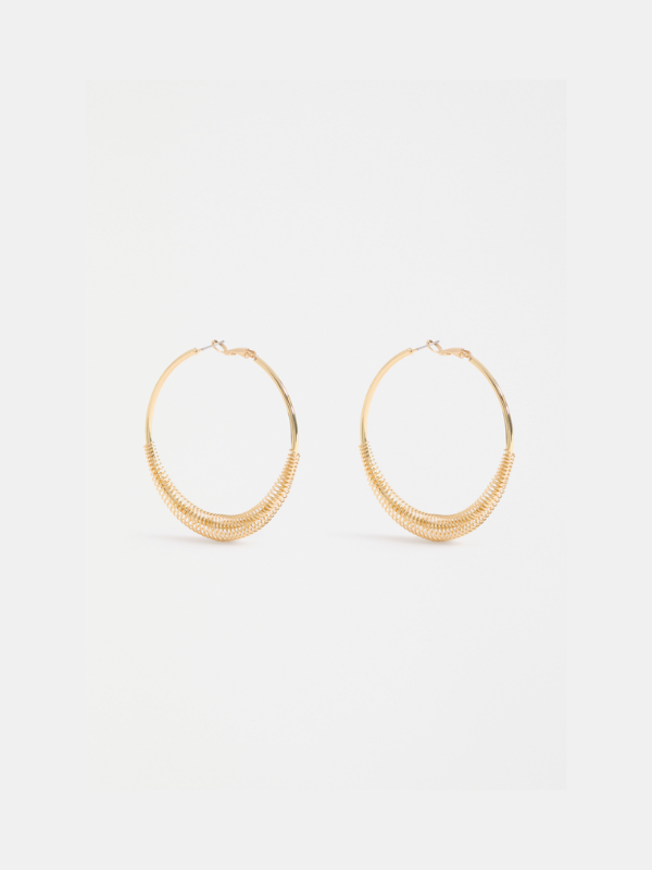 ELK the Label Solf Hoop Earrings Gold