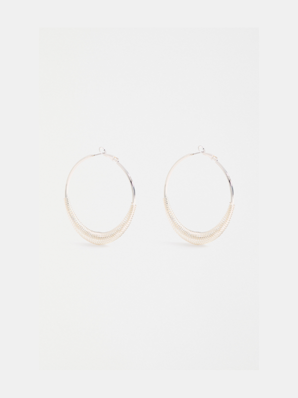 ELK the Label Solf Hoop Earrings Silver