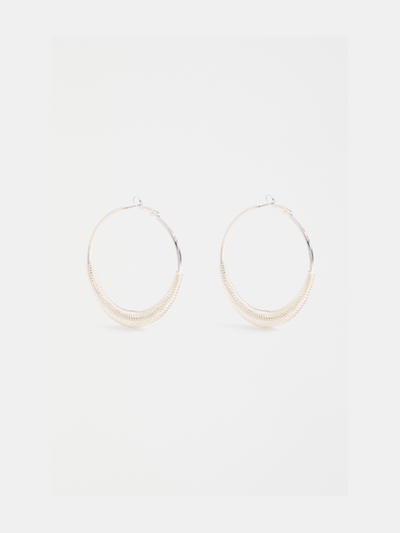 ELK the Label Solf Hoop Earrings Silver