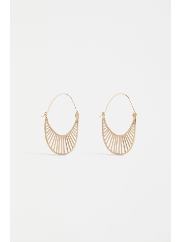 ELK the Label Solsken Small Hoop Earrings Gold