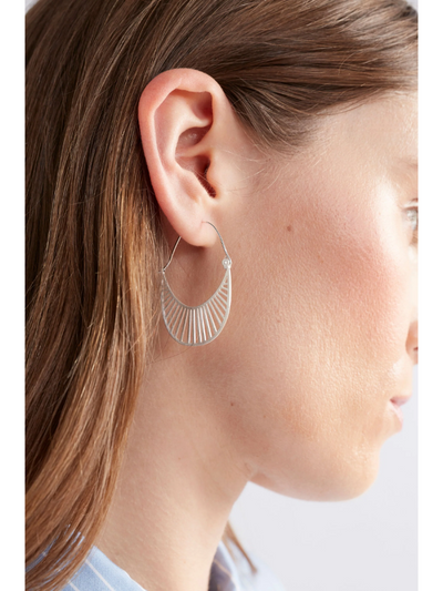 ELK the Label Solsken Small Hoop Earrings Silver