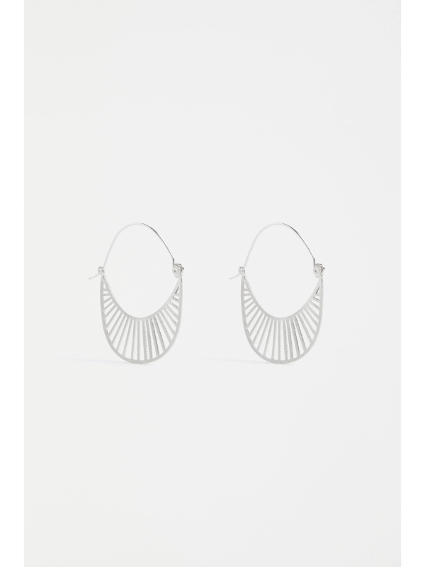 ELK the Label Solsken Small Hoop Earrings Silver