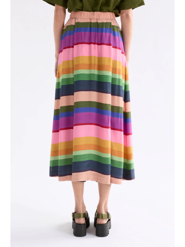 ELK the Label Stryd Skirt Lysbro Print Back