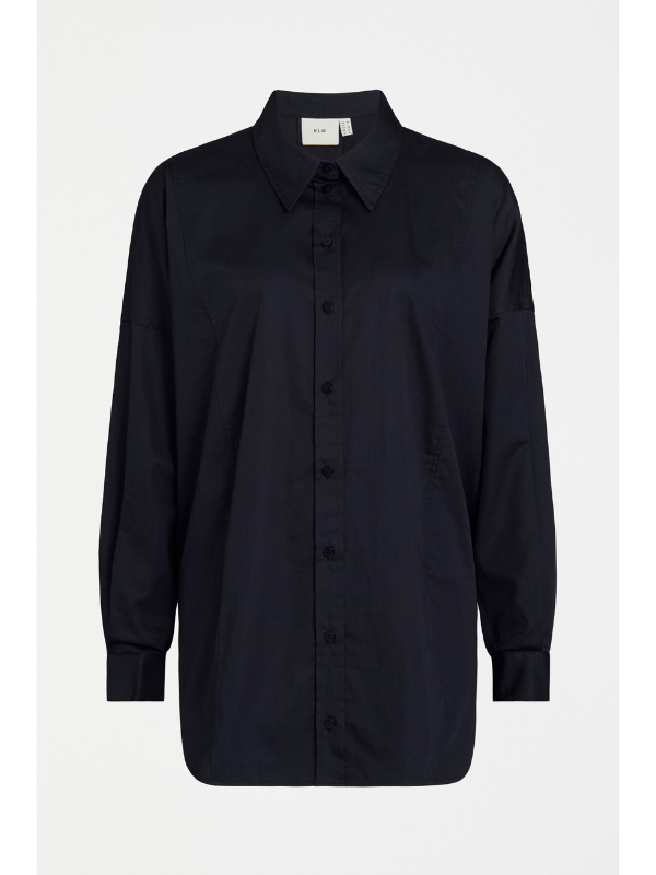 ELK the Label Tiga Shirt New Navy Flat Lay