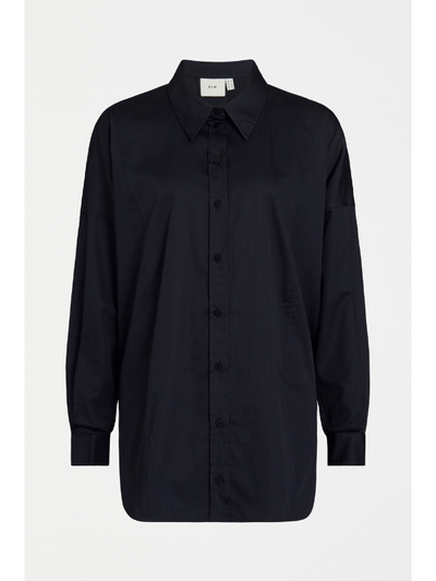 ELK the Label Tiga Shirt New Navy Flat Lay