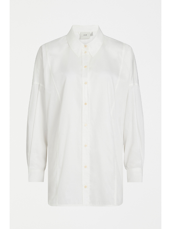 ELK the Label Tiga Shirt White Flat Lay