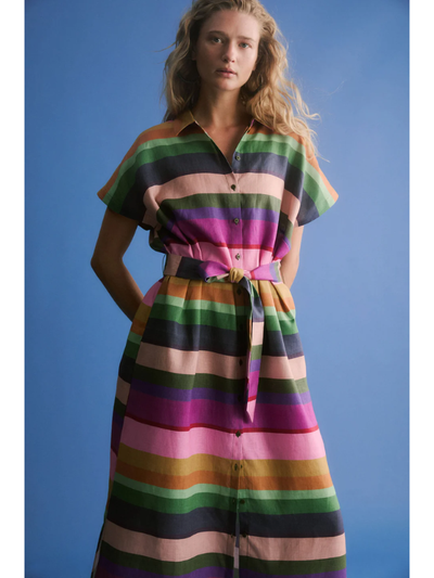 ELK the Label Tilko Shirt Dress Lysbro Print