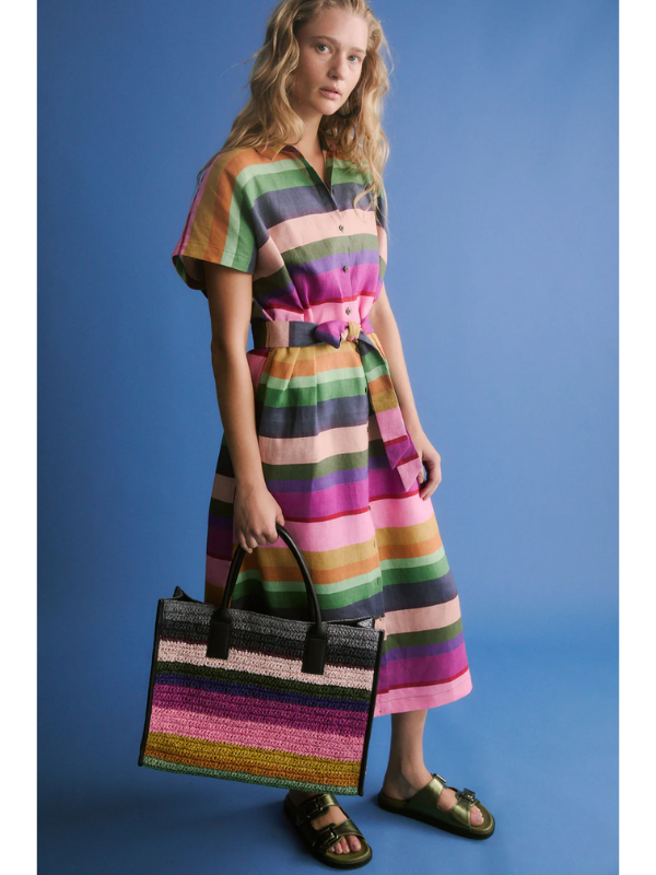 ELK the Label Tilko Shirt Dress Lysbro Print