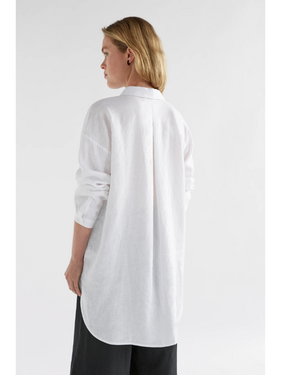 ELK the Label Yenna Linen Shirt White Back